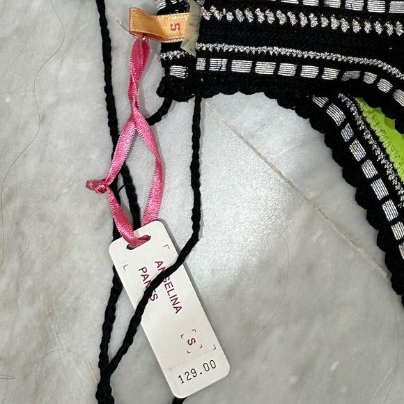 Rikini | Angelina Black & Silver Crochet Bikini - Picture 4 of 4
